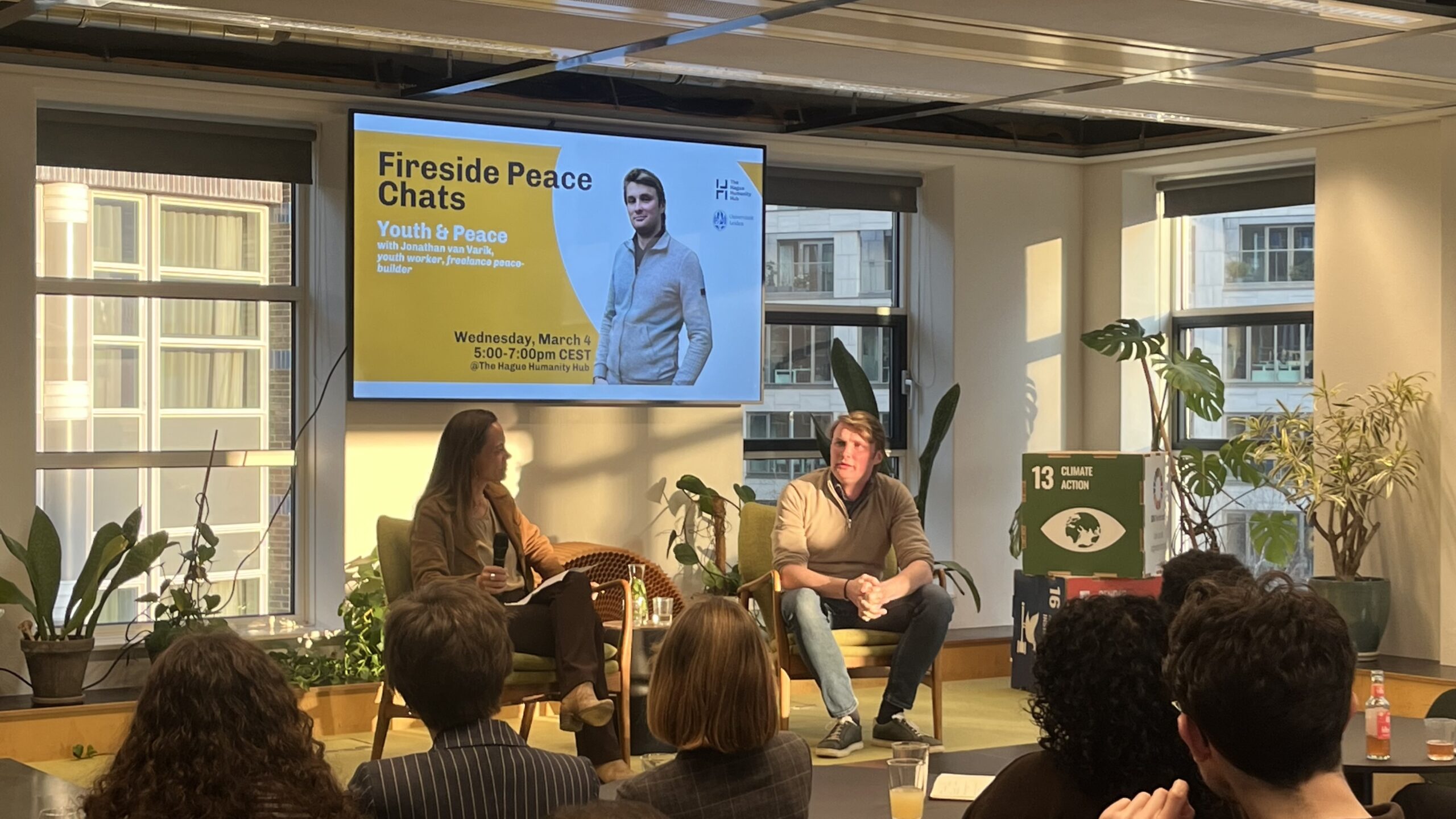 Public Talk ‘Young People and Peace’ in The Hague Humanity Hub